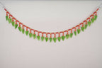 Kundan HandiKrafts Green Leaf Red Beats Thoranna - Distacart