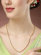NVR Women's Gold-Polished Minimal Chain