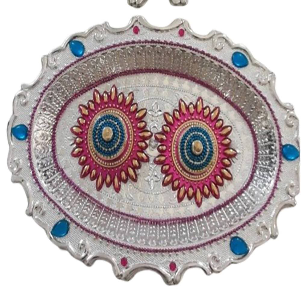 Kundan HandiKrafts Designer Haldi Kumkum Platters