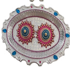 Kundan HandiKrafts Designer Haldi Kumkum Platters