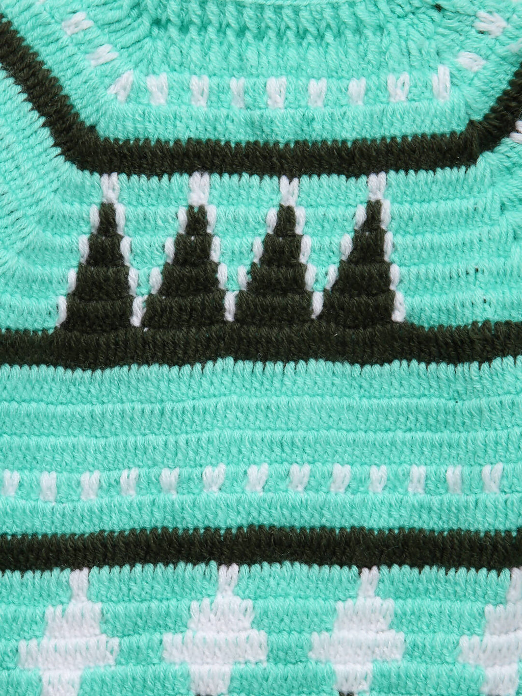 Chutput Kids Green Coloured Solid Pullover with Field Detail