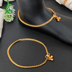 JS Fashion Antique Designer High Gold Polish Fancy Style Payal for Women & Girls - Distacart