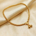 JS Fashion High Gold Traditional Chain Pattern Payal for Women & Girls - Distacart
