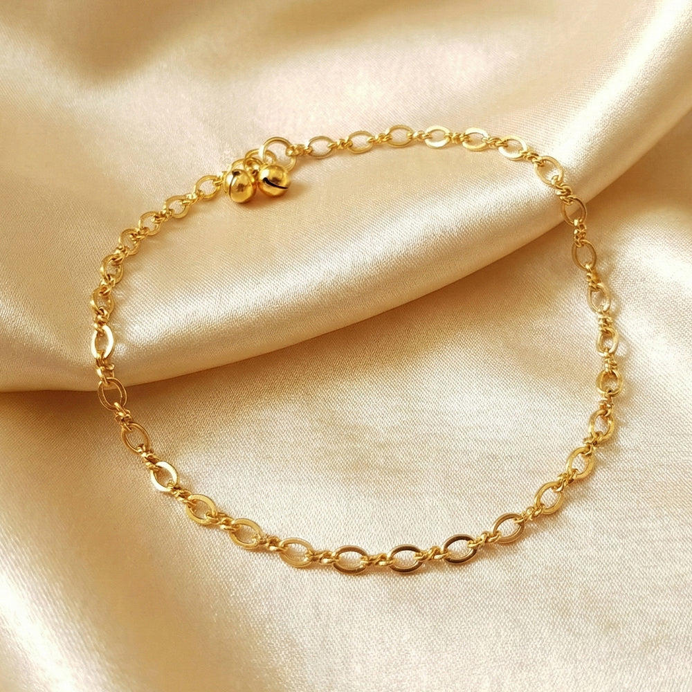 JS Fashion Beautiful Antique High Gold Polish Fancy Payal for Women & Girls - Distacart