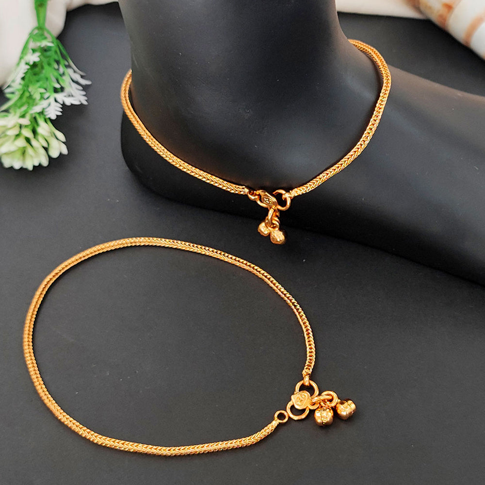 JS Fashion Elegant High Gold Traditional Payal for Women & Girls - Distacart