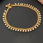 JS Fashion Antique Design High Gold Polish Party Wear Payal for Women & Girls - Distacart
