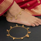 JS Fashion Traditional Ghungroo Dangler Bridal Payal Set for Women & Girls - Distacart