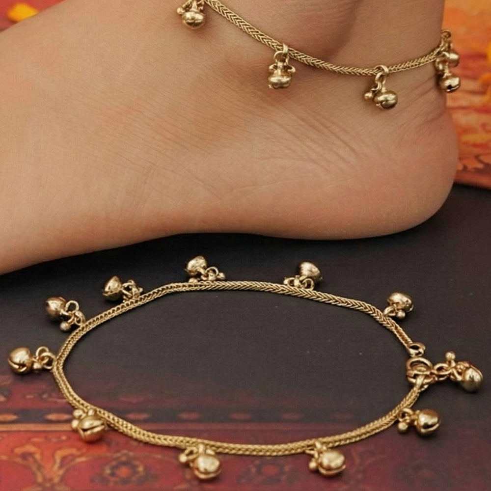 JS Fashion Elegant Wedding Ghungroo Designer Payal for Women & Girls - Distacart