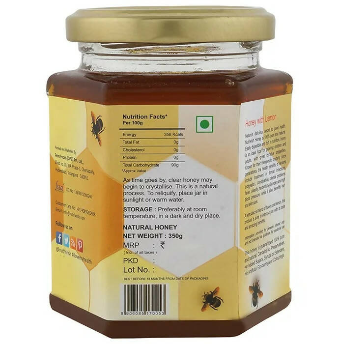 Nutriwish 100% Pure Organic Honey Lemon - Distacart