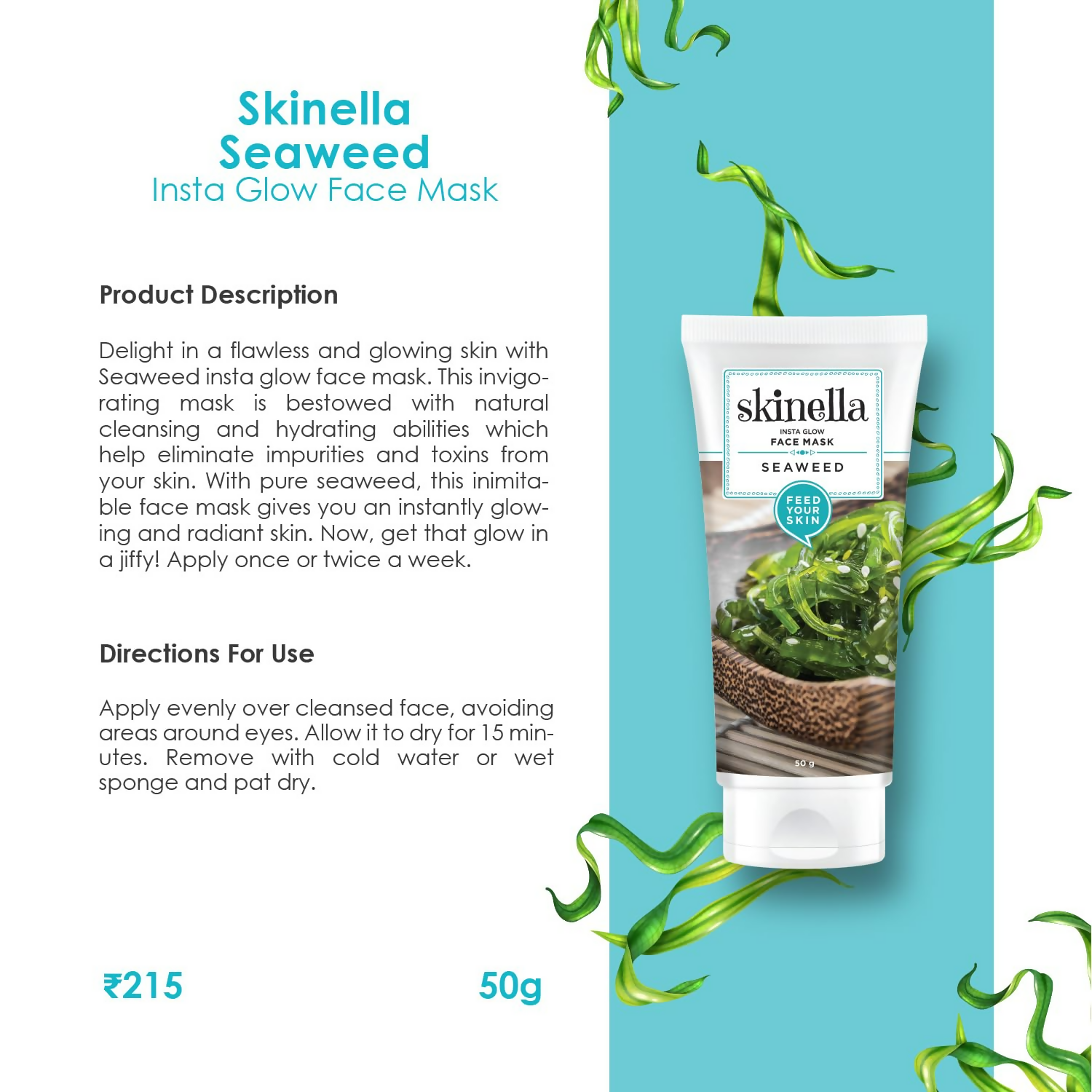 Skinella Seaweed Face Mask Paste