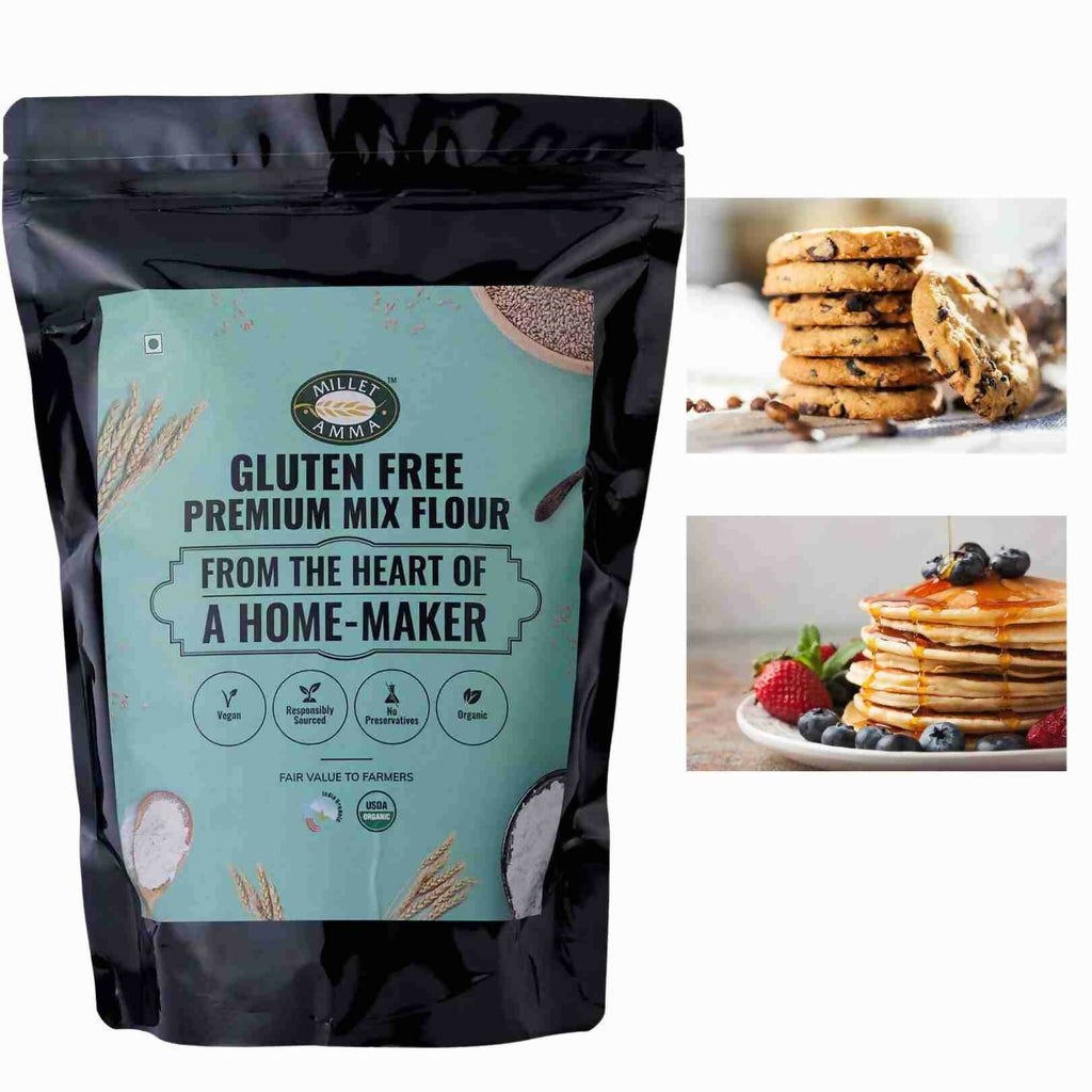 Millet Amma Gluten Free Premium Mix Flour Organic - Distacart
