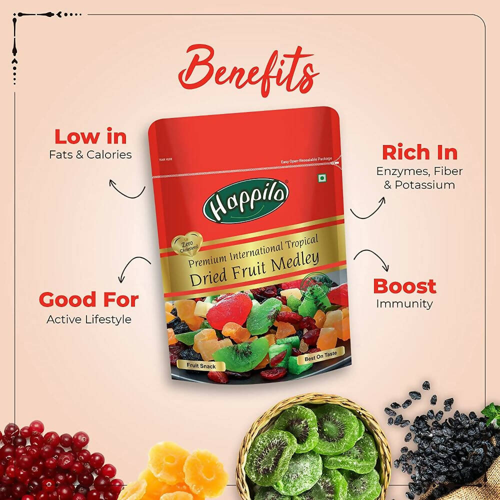 Happilo Premium International Dried Tropical Fruit Medley