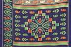 Vamika Navy Blue Printed Art Silk Saree