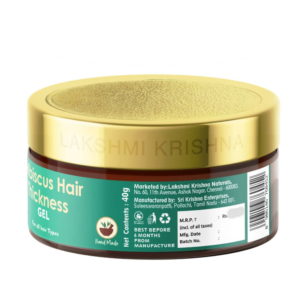 Lakshmi Krishna Naturals Hibiscus Hair Thickness Gel