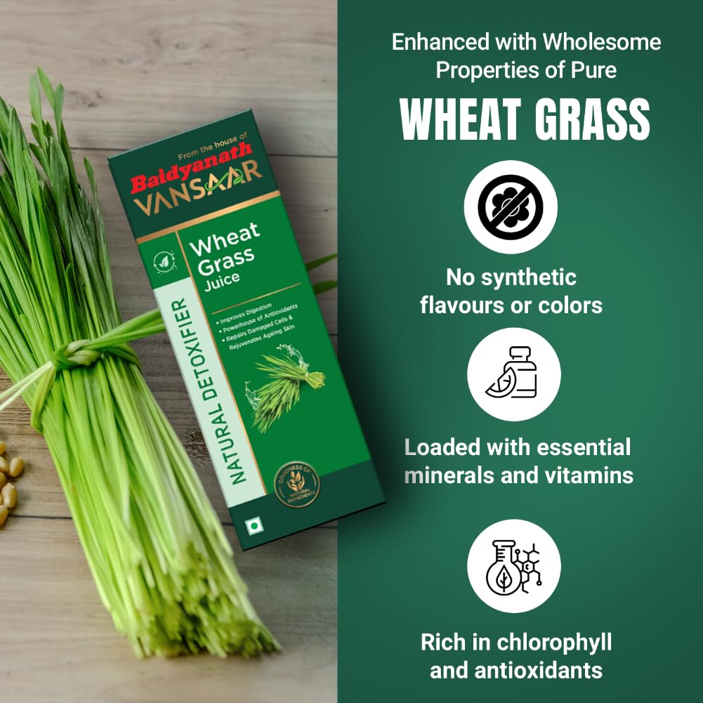 Baidyanath Vansaar Wheat Grass Juice - Distacart