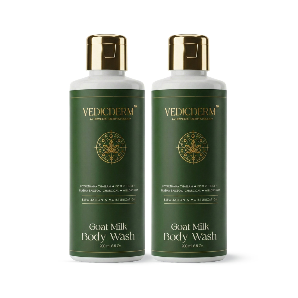 VedicDerm Goat Milk Hydrating Body Wash for Sensitive Skin - Distacart
