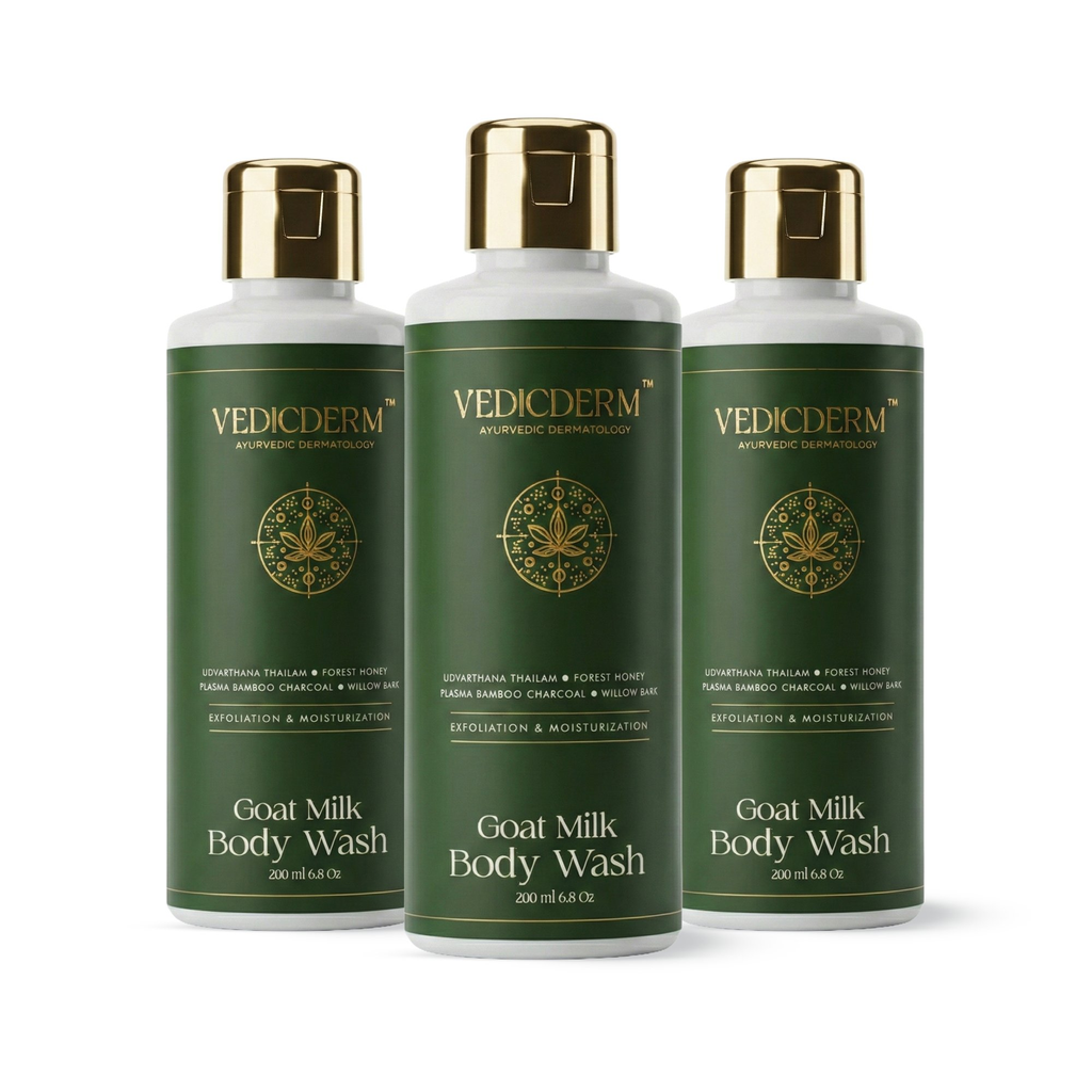 VedicDerm Goat Milk Hydrating Body Wash for Sensitive Skin - Distacart