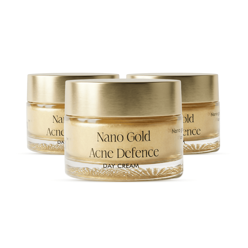 VedicDerm Nano Gold Acne Defence Cream with Turmeric and Nia-Cera-Peptide Complex™️ - Distacart