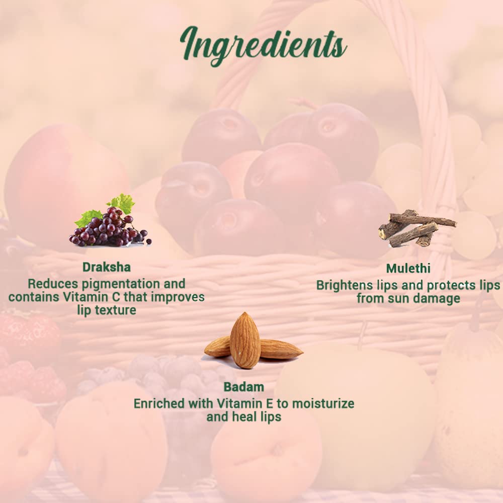 Biotique Advanced Ayurveda Bio Fruit Whitening Lip Balm - Distacart