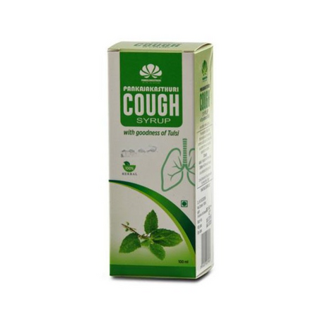 Pankajakasthuri Cough Syrup with Tulsi