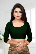 Vedant Vastram Litchi Silk Designer Banarasi Saree - Green - Distacart