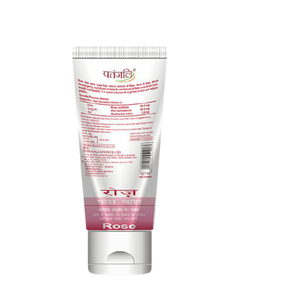 Patanjali Rose Face Wash - Distacart