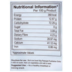 Patanjali Pushtahar Dalia Nutritional Information