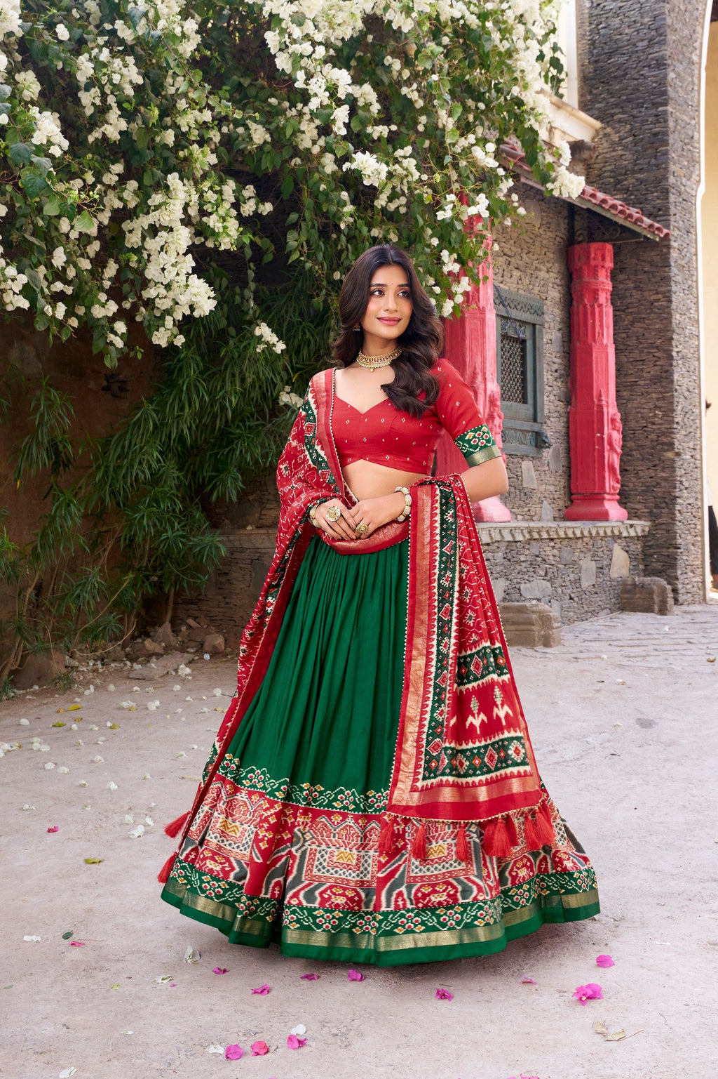 Lehenga Mart Designer Wedding Lehenga Choli For Women - Red