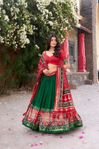 Lehenga Mart Designer Wedding Lehenga Choli For Women - Red