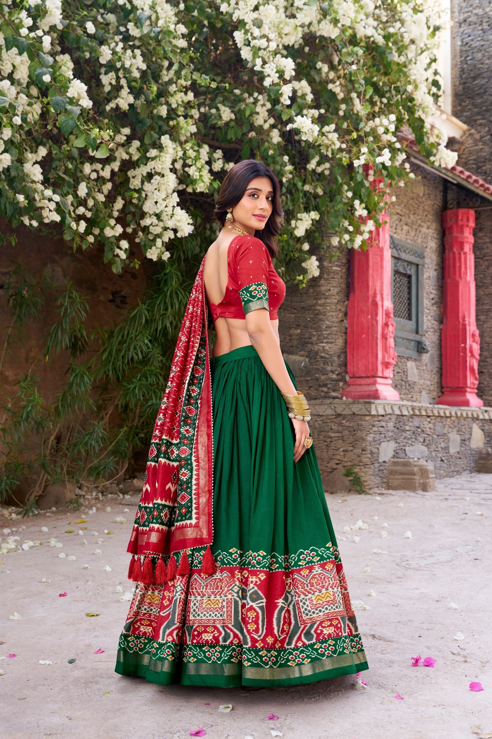 Lehenga Mart Designer Wedding Lehenga Choli For Women - Red