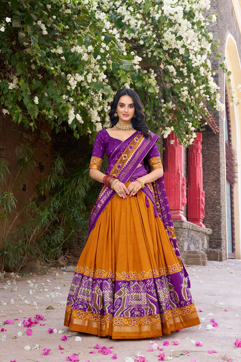 Lehenga Mart Designer Wedding Lehenga Choli For Women - Purple
