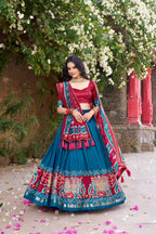 Lehenga Mart Designer Wedding Lehenga Choli For Women - Red