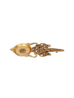 eCraftIndia Gold-Toned Carved Diya