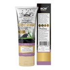 Wow Skin Science Charcoal + Glycolic Acid Detoxifying Face Wash for Oil Control + Gentle Exfoliation with Tea Tree & Aloe
