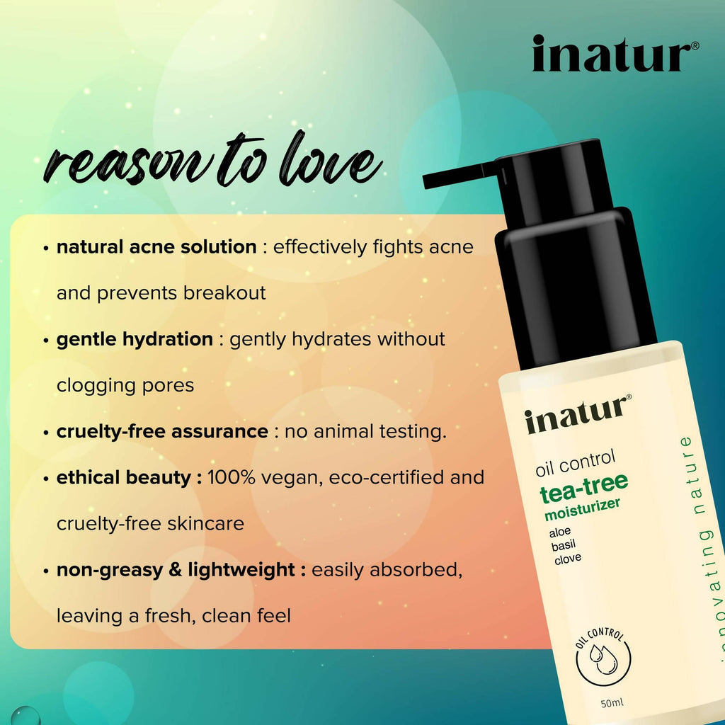 Inatur Tea Tree Facial Gel - Distacart