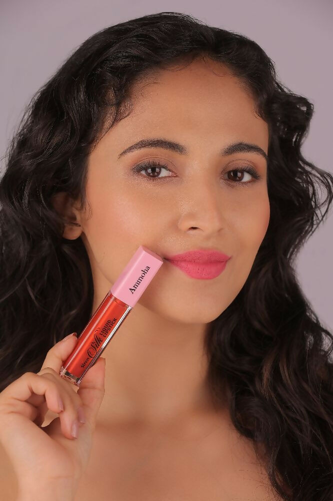 Ammoha Cosmetics Long-Lasting, Matte-Finished Spring Flamingo Color Liquid Lipstick