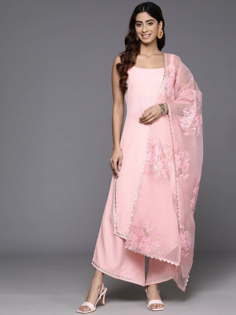 Ahalyaa Women's Traditional wear Kurta Set - Pink