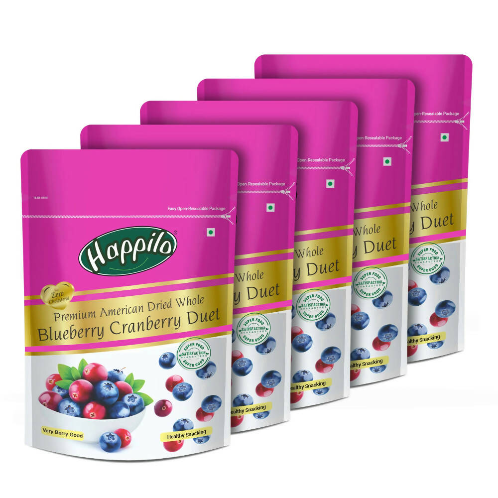 Happilo Premium Dried Blueberry Cranberry Duet