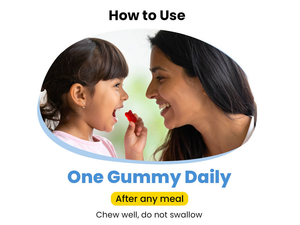 Little Joys Calcium & Vitamin D Gummies For Kids (2+ years) With Strawberry Flavour - Distacart