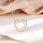 Cauer CAUER 925 Sterling Silver Moissanite Round Pendant Chain - Distacart