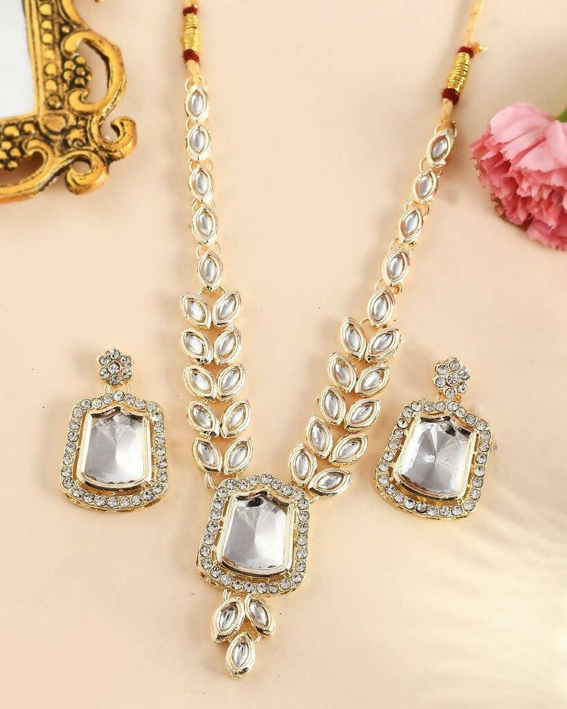 VOJ Women Silver Color stainless steel Jewellery Set - Distacart
