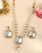 VOJ Women Silver Color stainless steel Jewellery Set - Distacart