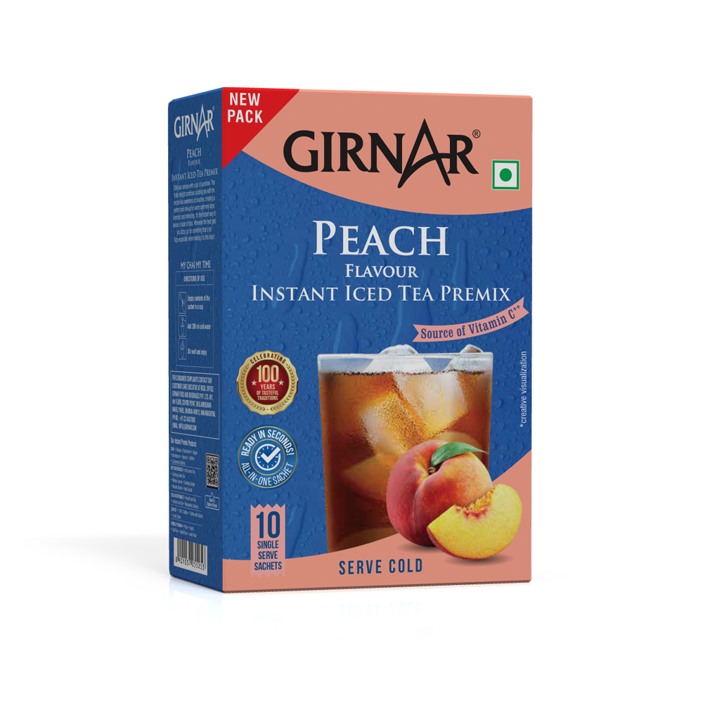 Girnar Peach Iced Tea - Distacart