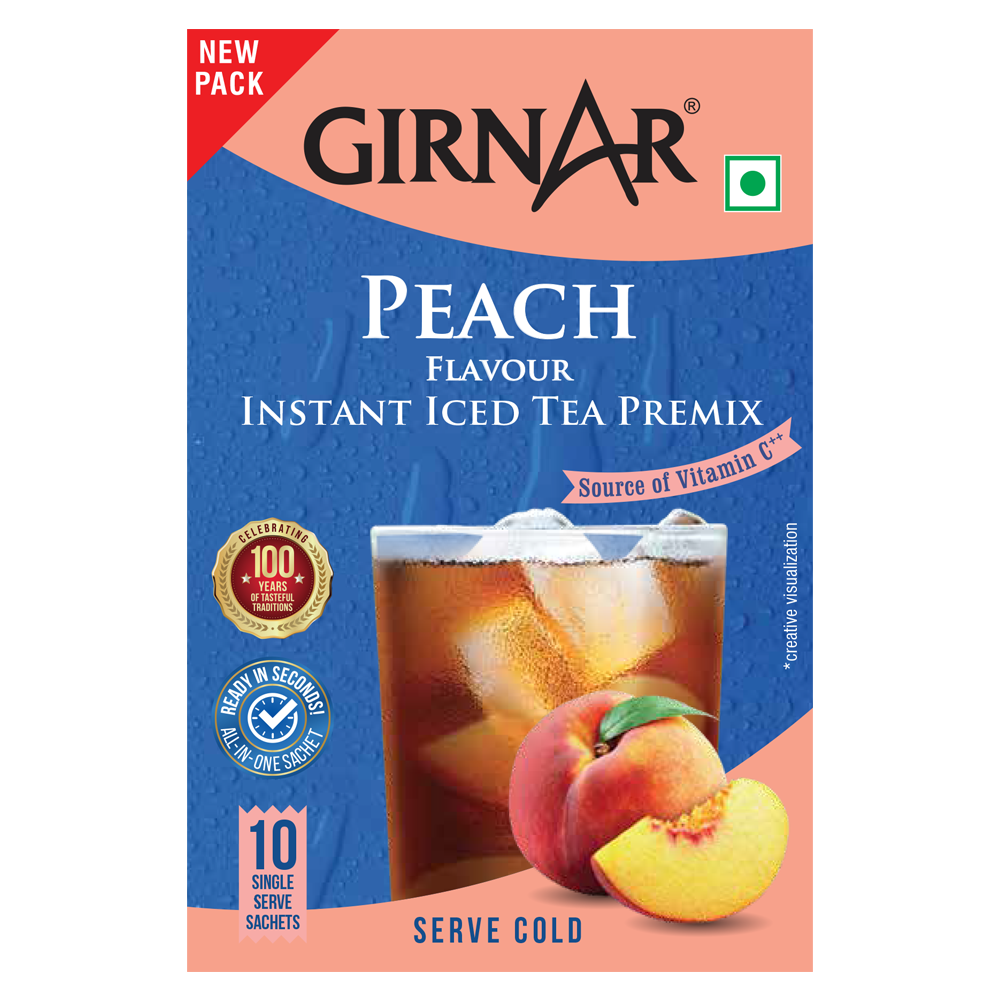 Girnar Peach Iced Tea - Distacart
