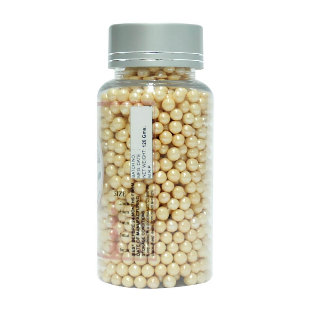 confect pearl disco balls sprinkles 6 mm 120 gms