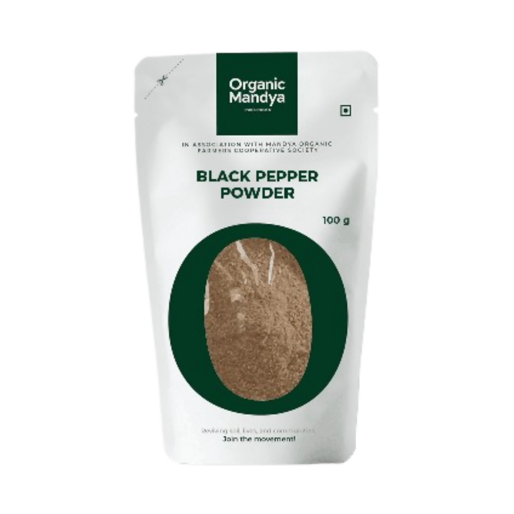Organic Mandya Black Pepper Powder - Distacart
