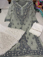 Arfa Fashion House New Collection Of Chikankari Gota Patti Lovers - Distacart
