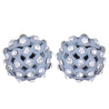 Trendoo Jewelry Gold Plated Stylish Fancy Grey Studs