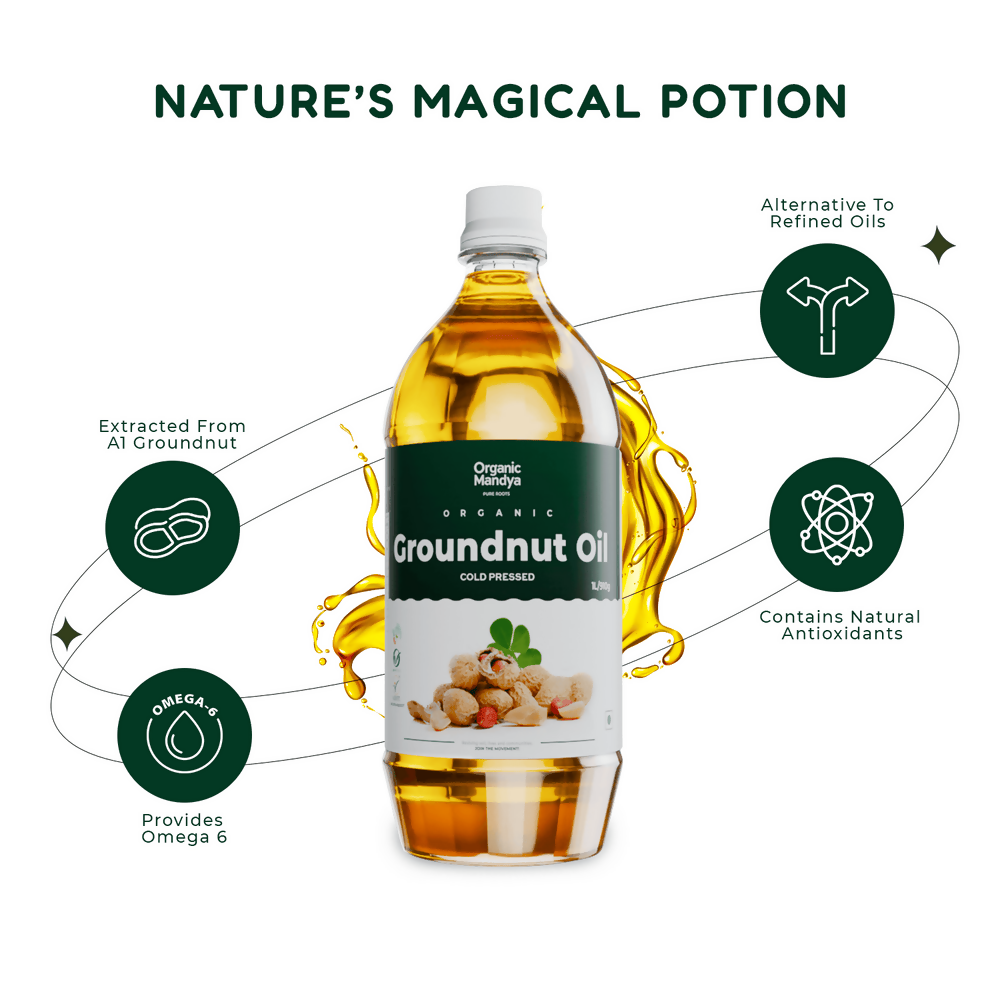 Organic Mandya Cold Pressed - Groundnut Oil