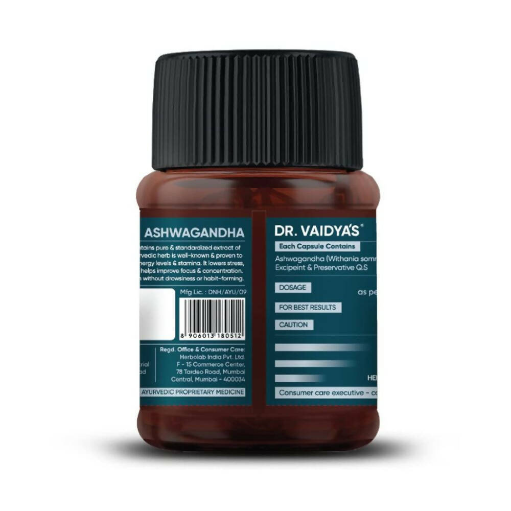 Dr. Vaidya's Ashwagandha Capsules - Distacart